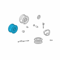 OEM 2006 Honda Ridgeline Wheel, Disk 17X7 Diagram - 42700-SJC-A52