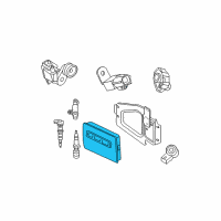 OEM 2008 Jeep Commander Powertrain Control Generic Module Diagram - R5150255AC