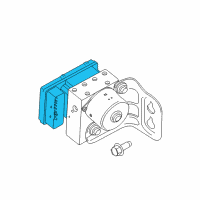 OEM 2008 Chrysler Pacifica Anti-Lock Brake System Module Diagram - 5175522AC