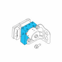 OEM 2008 Chrysler Pacifica Anti-Lock Brake Control Module Diagram - 5175520AC