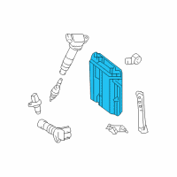 OEM 2018 Lexus LC500 Engine Control Module Diagram - 8966111061