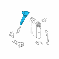 OEM 2018 Lexus RC F Ignition Coil Assembly Diagram - 90919-02260