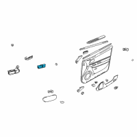 OEM 2003 Kia Optima Power Window Passenger Switch Assembly Diagram - 935753C200HA