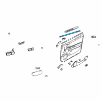 OEM 2005 Hyundai Sonata Weatherstrip-Front Door Belt Inside LH Diagram - 82231-38000