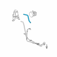 OEM 2013 Toyota Tacoma Return Hose Diagram - 44348-04030