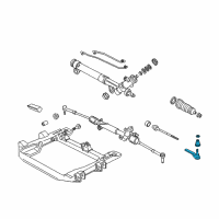 OEM 2012 Chevrolet Impala Rod Kit, Steering Linkage Outer Tie Diagram - 26086579