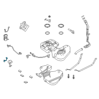 OEM 2016 Lincoln MKS Fuel Gauge Sending Unit Diagram - DG1Z-9A299-A