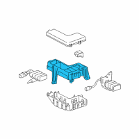 OEM Toyota Tundra Fuse & Relay Box Diagram - 82741-0C030