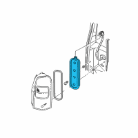 OEM 2002 Chevrolet Venture Socket Diagram - 12335926