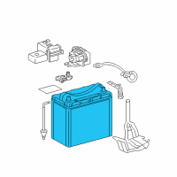 OEM 2008 Toyota Prius Battery Diagram - 28800-21181