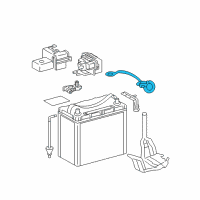 OEM Toyota Prius Negative Cable Diagram - 82123-47020