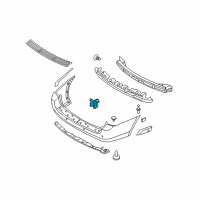 OEM 2011 Kia Sedona Sensor Assembly-ULTRASON Diagram - 957004D510