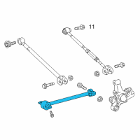 OEM 2014 Lexus ES350 Rod Assy, Strut, Rear Diagram - 487A0-33010