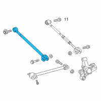 OEM Lexus ES300h Rear Suspension Control Arm Assembly, No.1 Diagram - 48710-33140