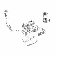 OEM Dodge Intrepid Fuel Level Unit Kit Diagram - 5003959AB