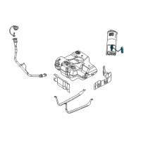 OEM 1999 Chrysler 300M Fuel Level Unit Kit Diagram - 5003959AB