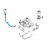 OEM Chrysler Concorde Tube-Fuel Filler Diagram - 4581294AB