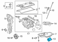 OEM Scion xA Filter Element Diagram - 90915-YZZN1