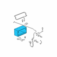 OEM 2003 Cadillac DeVille Batteries Diagram - 796YR