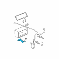 OEM Oldsmobile Aurora Battery Tray Diagram - 25794667