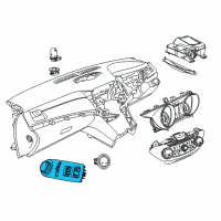 OEM 2014 Chevrolet SS Headlamp Switch Diagram - 92292686