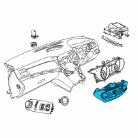 OEM Chevrolet SS Dash Control Unit Diagram - 92278336