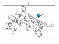 OEM 2022 Hyundai Tucson Insulator Diagram - 21772-S1100