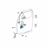 OEM 2003 Toyota Tundra Lock Controller Diagram - 69640-0C010