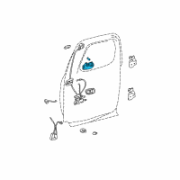 OEM 2003 Toyota Tundra Handle, Outside Diagram - 69240-34010-D0