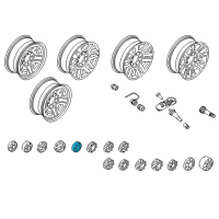 OEM 2017 Ford F-250 Super Duty Wheel Cap Diagram - HC3Z-1130-G