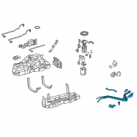 OEM 2013 Toyota 4Runner Filler Pipe Diagram - 77210-35080