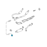 OEM Chrysler Clamp-Exhaust Diagram - 55398184AA