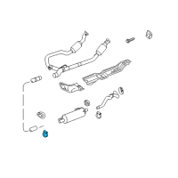 OEM Dodge Clamp-Exhaust Diagram - 55398184AA