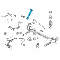 OEM Pontiac Trans Sport Shock Diagram - 19169325