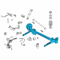 OEM Oldsmobile Silhouette Axle Beam Diagram - 10414207