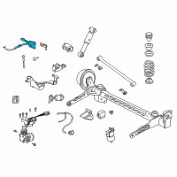 OEM 2002 Oldsmobile Silhouette Sensor, Auto Level Control Diagram - 22189430