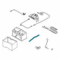 OEM 2009 BMW Z4 Battery Holder Diagram - 41-00-7-192-742