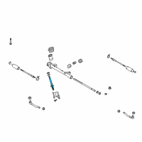 OEM Nissan Versa Pinion Assy-Steering Gear Diagram - 48020-1FC0A