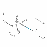 OEM Nissan Versa Rack Steer Gear Diagram - 48100-EM30A