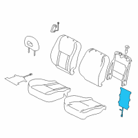 OEM 2004 Toyota RAV4 Seat Back Heater Diagram - 87510-42130