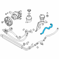 OEM 2009 BMW 135i Suction Hose Diagram - 32-41-6-850-587
