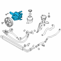 OEM BMW 335xi Power Steering Pump Diagram - 32-41-6-779-244