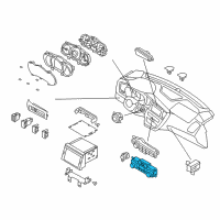 OEM 2011 Kia Optima Control Assembly-Heater Diagram - 972502T100CA