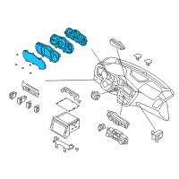 OEM 2014 Kia Optima Cluster Assembly-Instrument Diagram - 940412T460