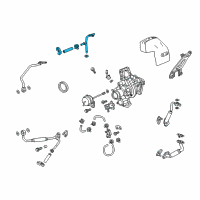 OEM 2017 Cadillac ATS Connector Pipe Diagram - 12683453