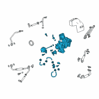 OEM Cadillac ATS Turbocharger Diagram - 12687613