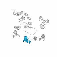 OEM 2013 Toyota Sienna Front Mount Diagram - 12360-0P110