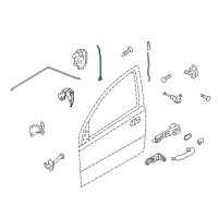 OEM 2008 Chevrolet Aveo Control Rod Diagram - 96649043