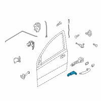 OEM 2008 Chevrolet Aveo Cylinder & Keys Diagram - 96801559