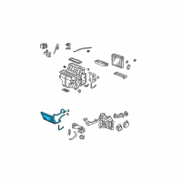 OEM Acura Core Sub-Assembly, Heater Diagram - 79115-SJC-A04